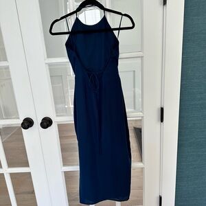 Sumi Kim XS Halter Blue Dress
